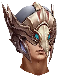 Brilliant White Wizard Helm